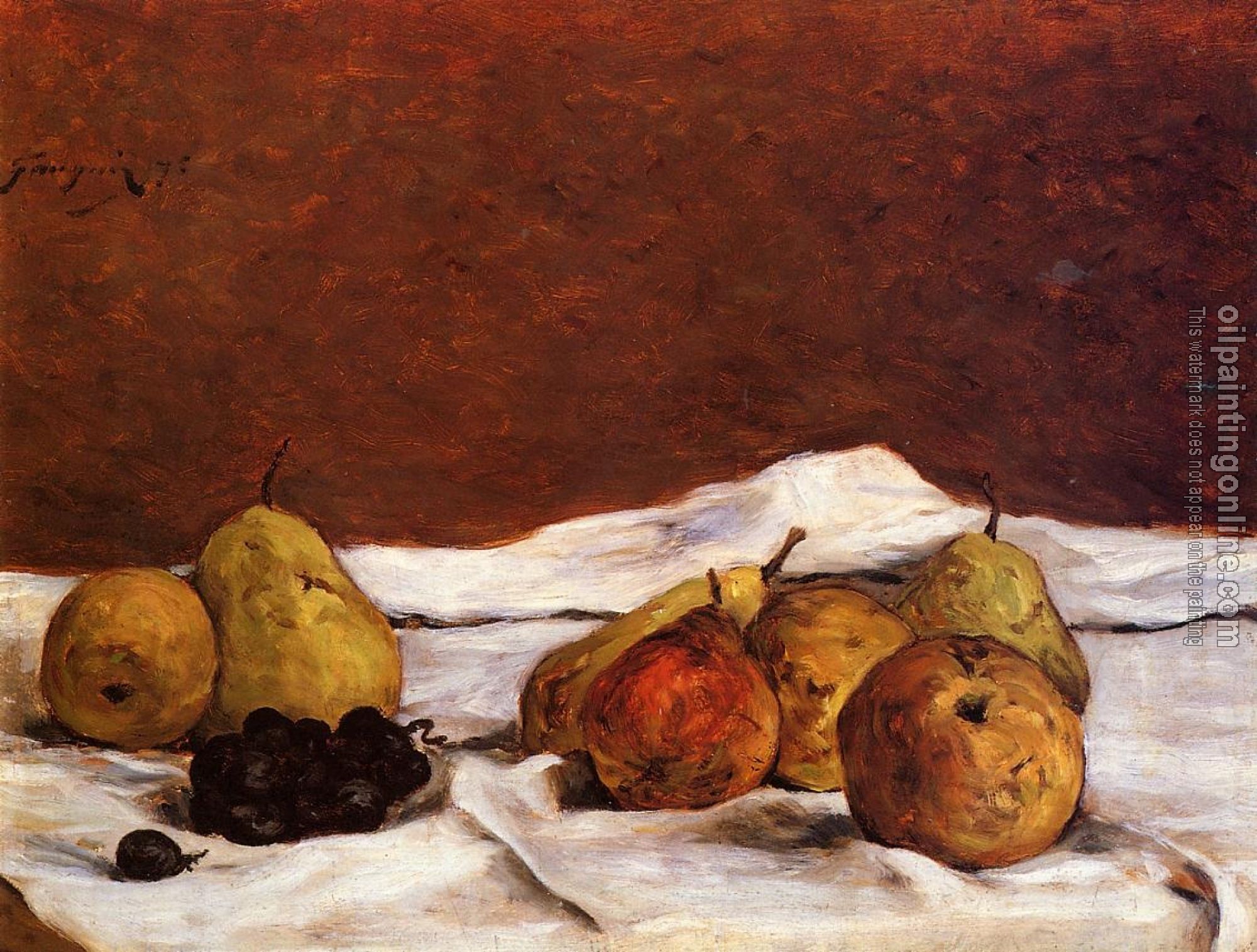 Gauguin, Paul - Pears and Grapes